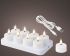 Lumineo Waxinelichtjes - Wit/warm wit
