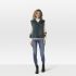 Veleste Jinta - Gilet - Blauw