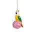 Mica Decorations Papegaai - Kerstornament - Geel