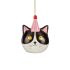 Mica Decorations Kat - Kerstornament - Zwart