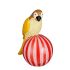 Mica Decorations Vogel - Kerstdecoratie - Geel