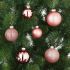 Mica Decorations Set - Kerstballen - Roze