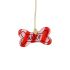 Mica Decorations Hondenbot - Kerstornament - Rood