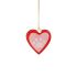 Mica Decorations Pootafdruk Hartje - Kerstornament - Roze