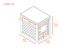 New Age Pet Litter Loo Standaard - Kattenbak - Grijs