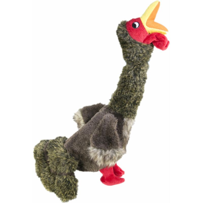 Kong Shakers Honkers Kalkoen - Hondenspeeltje - Bruin - L - 28x41x22 cm