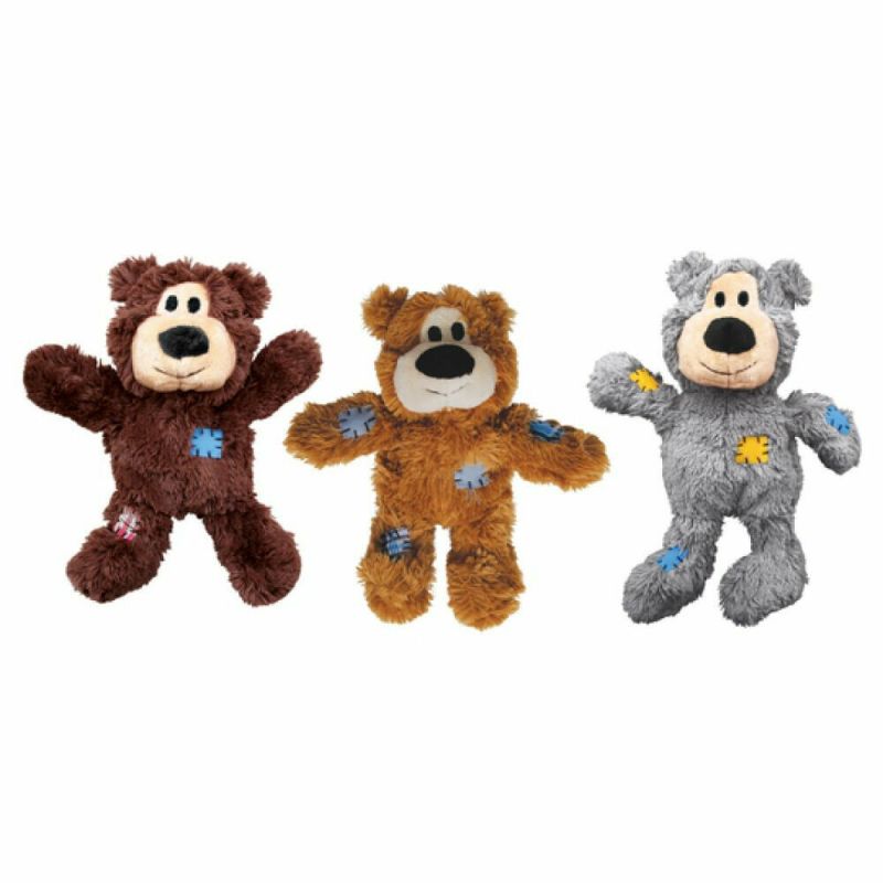 Kong Wildknots Beer Pluche Knuffel - Hondenspeeltje - Assorti - XL - 1 stuk