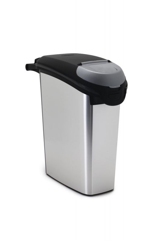 Curver Metallic - Voercontainer - Zilver Zwart - 23 L