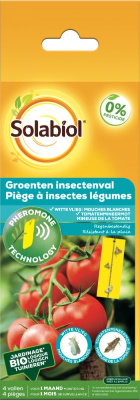 Solabiol Feromoonval Groenten insecten - Gewasbescherming - 4 stuks