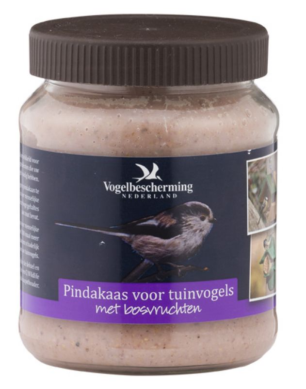 Vogelbescherming Pindakaas - Bosvruchten - 330 gram