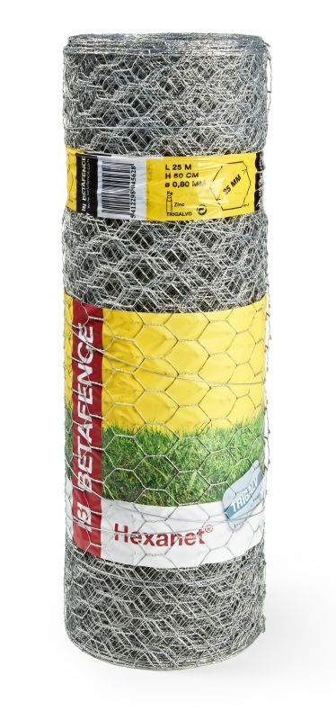 Betafence zeskantig vlechtwerk - Verzinkt - 100 cm - 50 meter