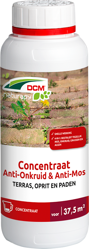DCM Terras, Oprit & Paden Concentraat - Anti-Onkruid & Anti-Mos - fles - 500 ml