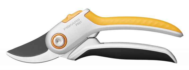 Fiskars Plus Bypass P531 Metalen - snoeischaren - Oranje / zwart