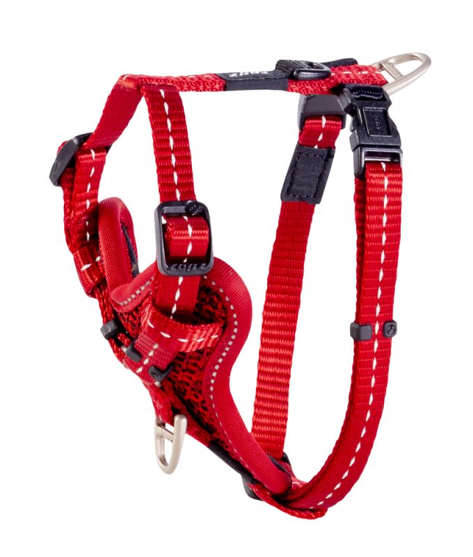 Rogz Utility Control - Borsttuig - Rood - Small - 23-37 cm