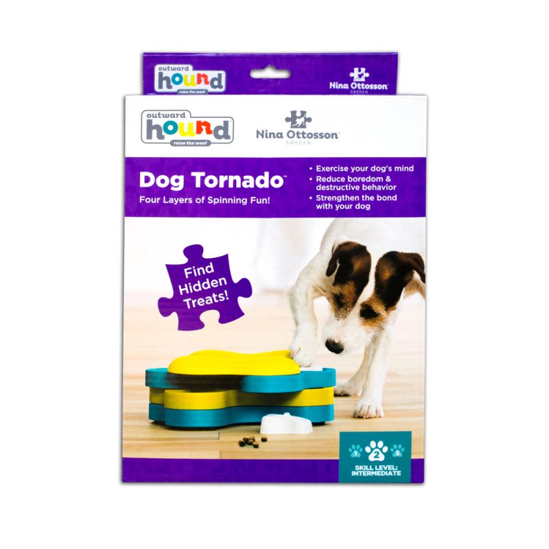 Nina Ottosson Tornado Hondpuzzel - Puzzels - Geel/Groen - 19,1x27,9x8,3 cm