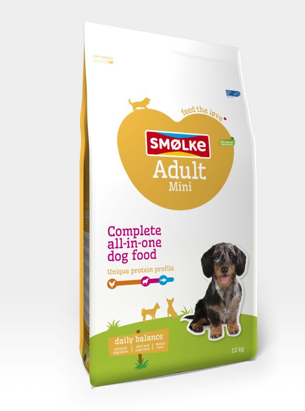 Smolke Adult Mini - Hondenvoer - Kip - Lam - 12 kg