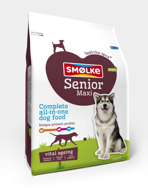 Smolke Senior Maxi - Hondenvoer - Kip - Lam - 3 kg