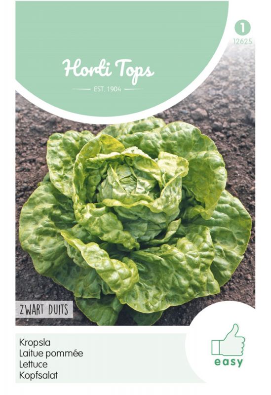 Hortitops Kropsla Lactuca sativa Zwart-Duits - Sla - 3 gram