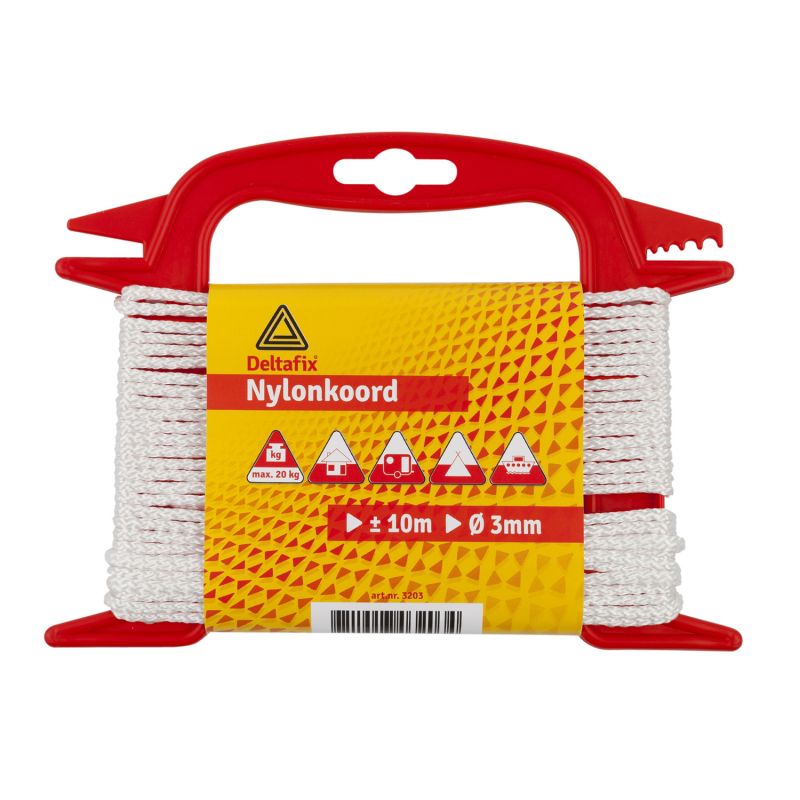 Deltafix 6mm x 10m op haspel - Nylon touw - Nylon - 1 stuk
