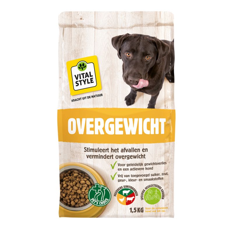 VITALstyle Overgewicht - Hondenvoer - 1,5 kg