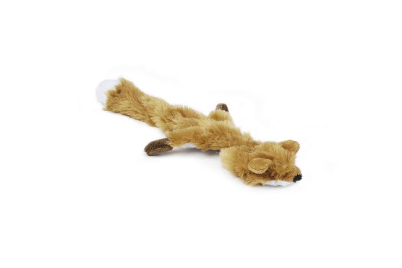 Beeztees Flatino Vos - Knuffels - Bruin - 30 cm