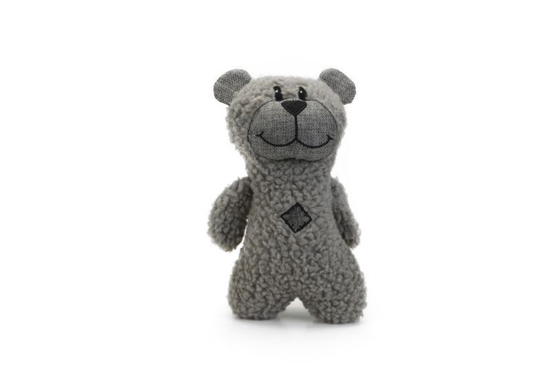 Beeztees Beer Boris - Knuffels - Grijs - 23 cm