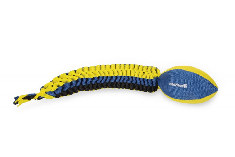 Beeztees Fetch Bal - Apporteerspeelgoed - Blauw Geel