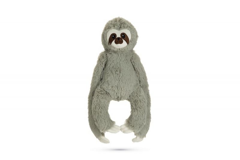 Beeztees Luiaard Mees Knuffel - Knuffels - Grijs - 40 x 20 x 9 cm