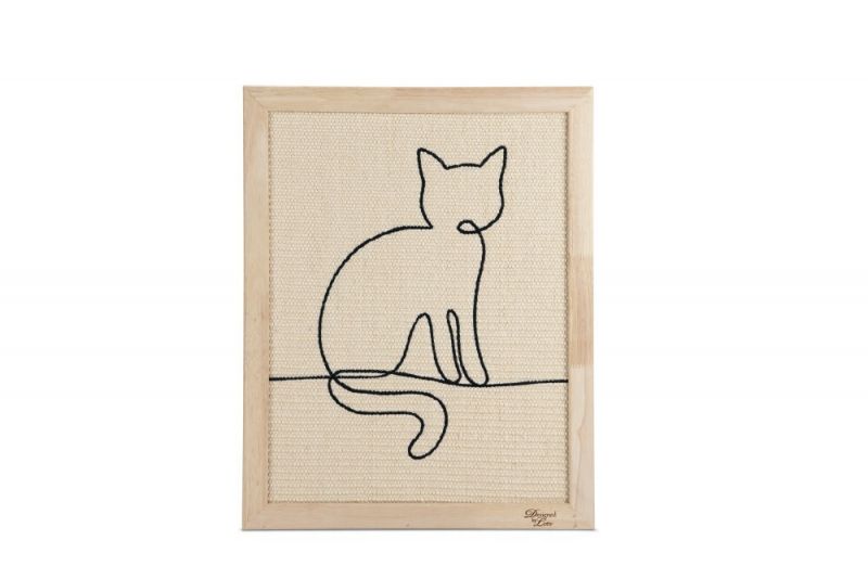 DbL Sammy Sammy - Krabplank - Hout - Naturel - 50x40x2 cm