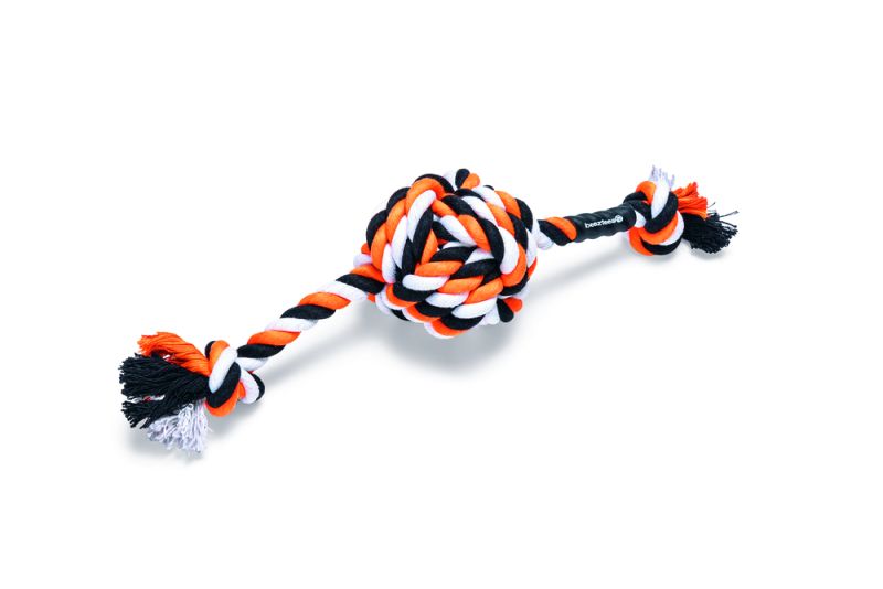Beeztees Flossy Bal Bari - Apporteerspeelgoed - Multi - 34 cm
