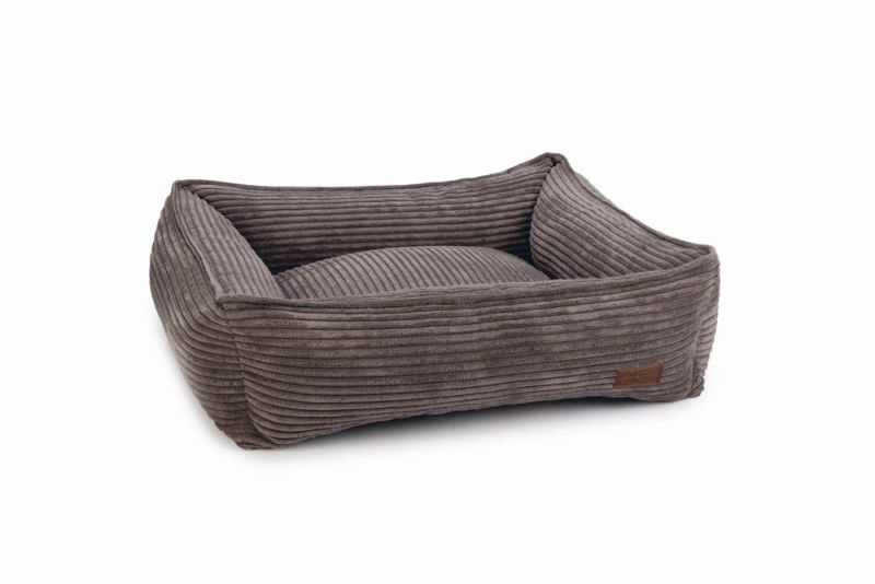 DbL Ribbed - Hondenmand - Bruin - 65x60x20cm - Klein