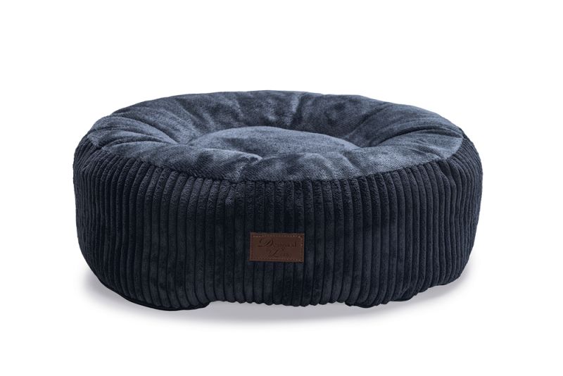 DbL Ribbed - Kattenmand - Polyester - Antraciet - 50x50x17 cm