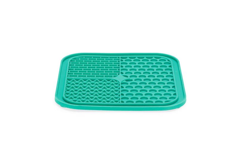 Beeztees Fijnproever - Likmat - 20x20x1 cm - Groen