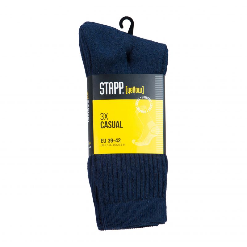 Stapp Yellow Casual - sportsokken - Donkerblauw - 47-50