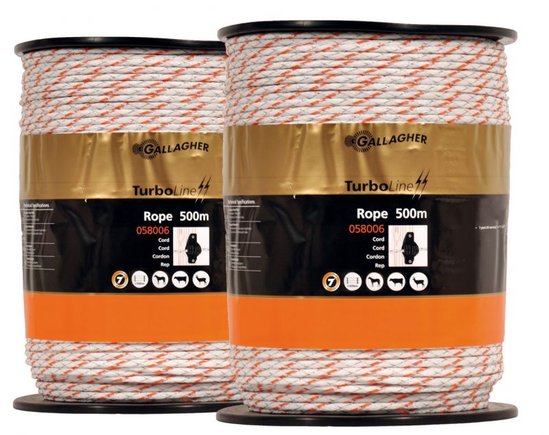 Gallagher Turboline Duopack - Schrikkoord - 2 x 500 meter