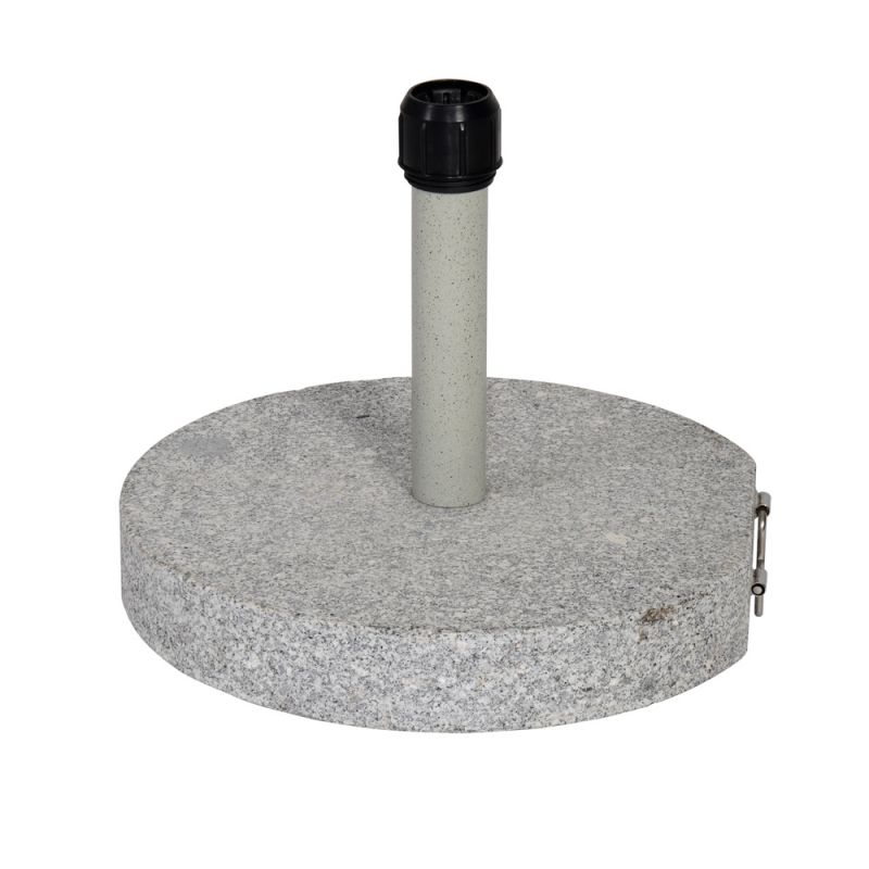 Lesli Rond 30 kg ø50cm - Parasolvoet - Graniet - 30 kg