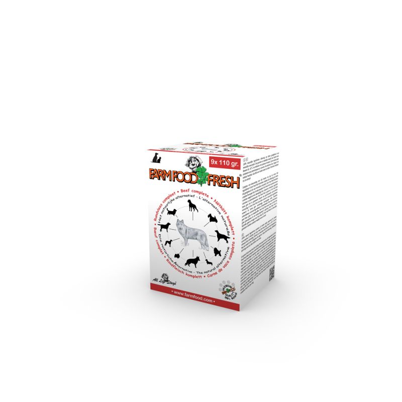 Farm Food Fresh - Hondenvoer - Rund - 9x110 gram