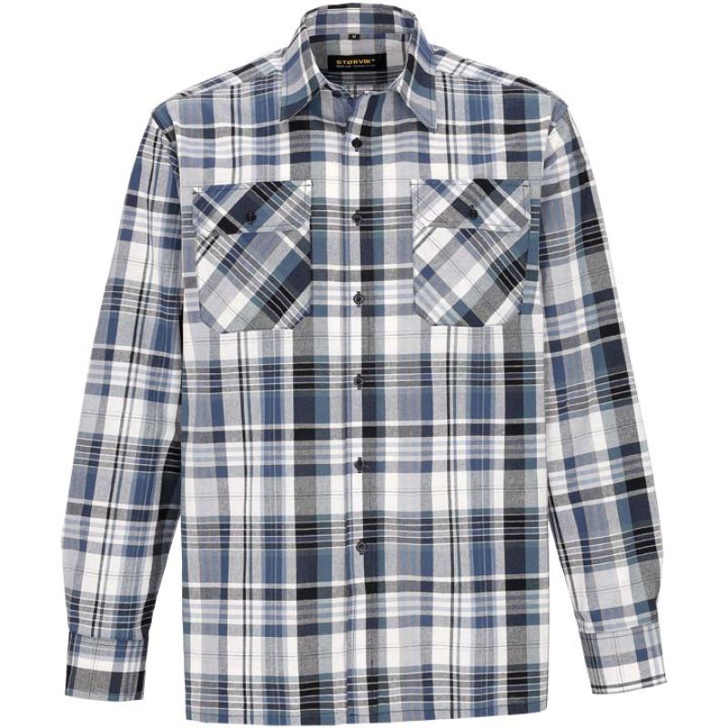 Storvik Egersund - Overhemd - Blauw - 2XL