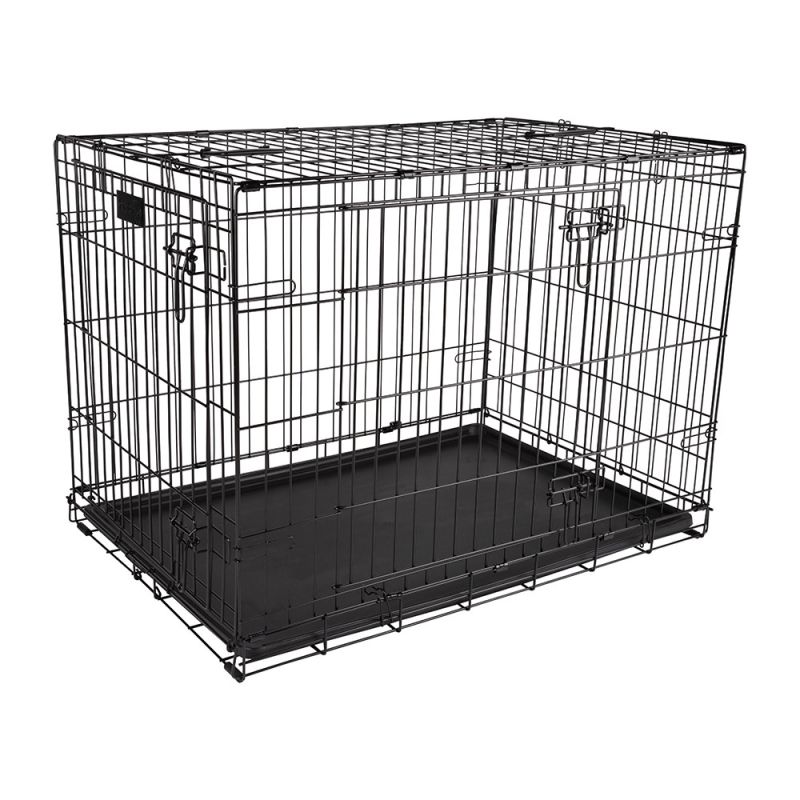 District 70 CRATE - Bench - Zwart - 93x62 cm - Groot