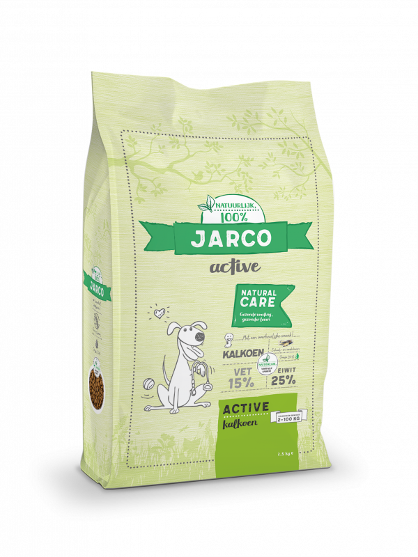 Jarco Dog Active - Hondenvoer - Kalkoen - 12,5 kg