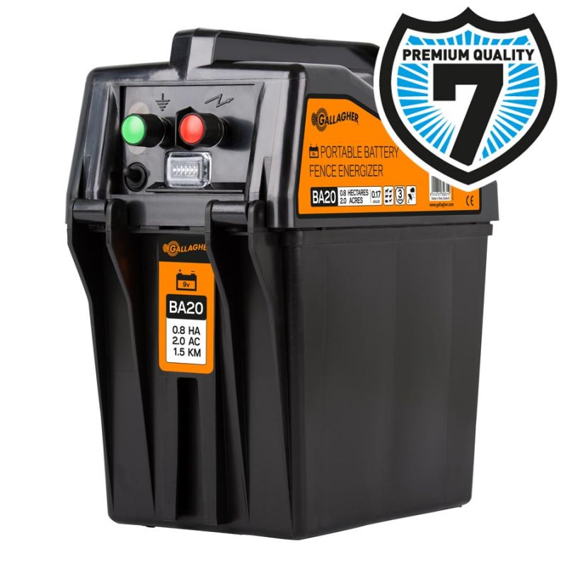 Gallagher BA20 - batterij schrikdraadapparaat - 9v - 9600 - 0.17