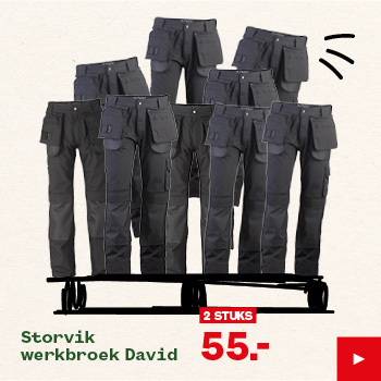 Storvik werkbroek David 2 stuks 55,00
