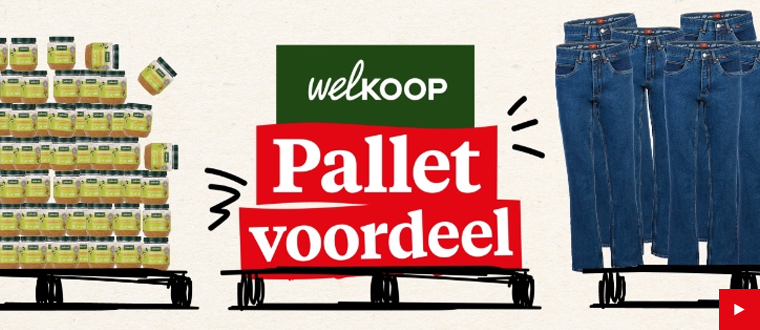 Palletvoordeel bij Welkoop - profiteer van de beste deals
