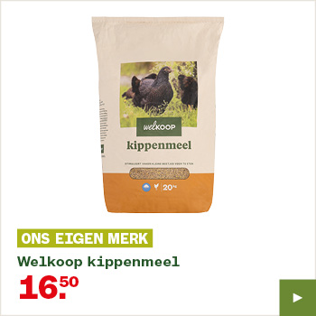 Welkoop kippenmeel – nu voor 16,50
