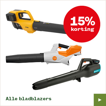 Alle bladblazers van Gardena, Stiga en STIHL – 15% korting