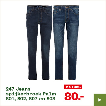 247 Jeans spijkerbroek Palm S01 S02 S07 S08 – 2 stuks voor €80,00