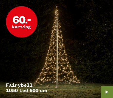 Fairybell kerstboom 1050 LED 600 cm – €60 korting