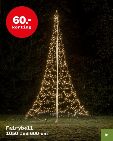 Fairybell kerstboom 1050 LED 600 cm – €60 korting